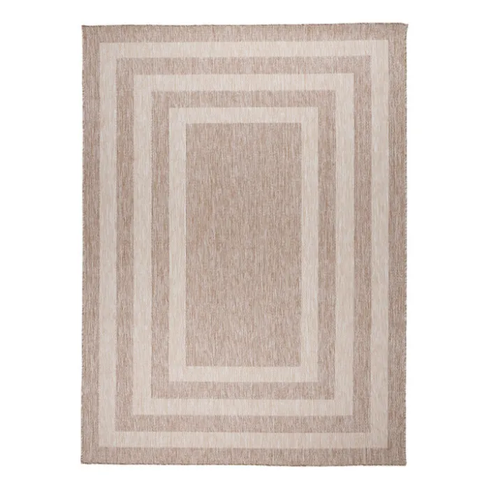In- & Outdoor Teppich - Sierra Frame Beige Creme