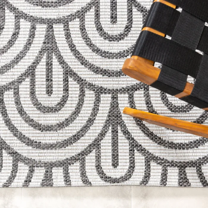 In- & Outdoor Teppich - Summer Arch Grau