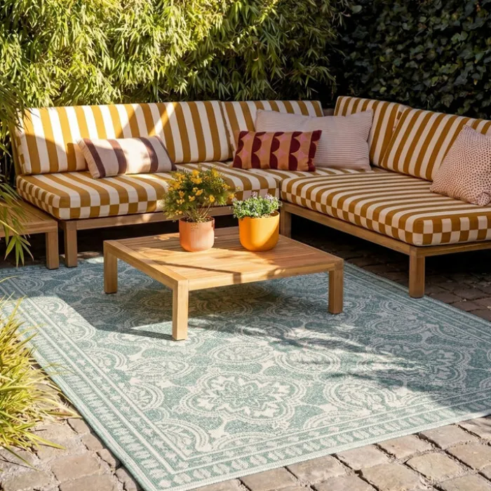 In- & Outdoor Teppich - Summer Oriental Grün