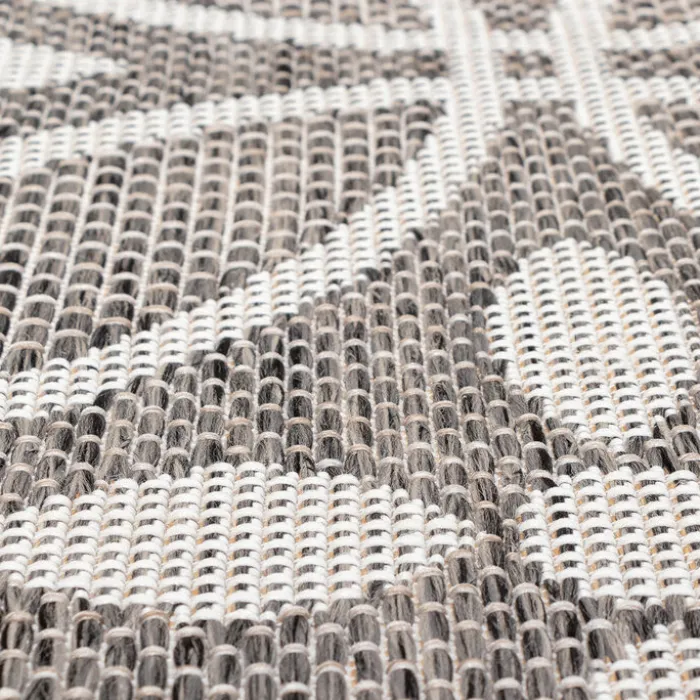 In- & Outdoor Teppich - Summer Pattern Grau