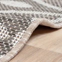 In- & Outdoor Teppich - Summer Pattern Grau