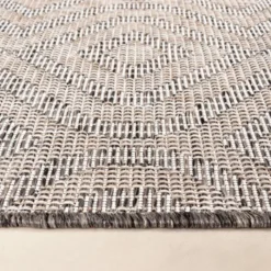 In- & Outdoor Teppich - Summer Retro Grau