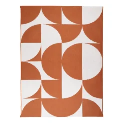 In- & Outdoor Teppich - Summer Shapes Terracotta