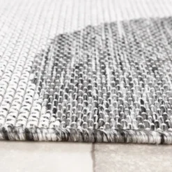In- & Outdoor Teppich - Summer Swirl Grau