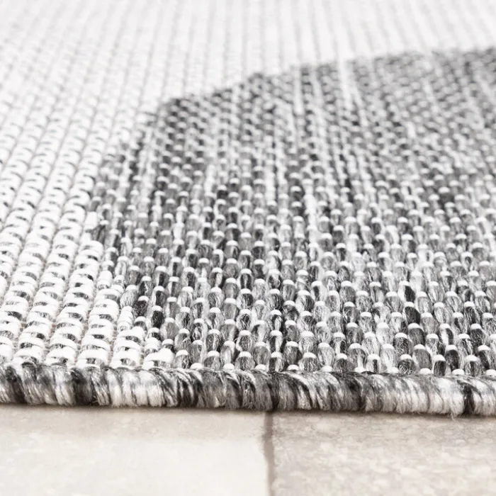 In- & Outdoor Teppich - Summer Swirl Grau