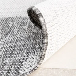 In- & Outdoor Teppich - Summer Swirl Grau
