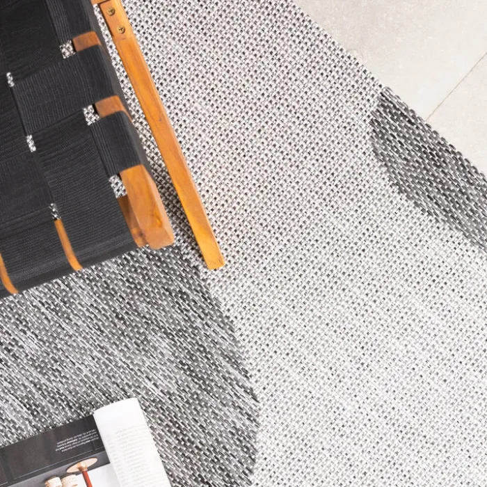 In- & Outdoor Teppich - Summer Swirl Grau