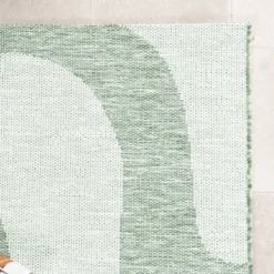 In- & Outdoor Teppich - Summer Swirl Grün