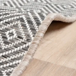 In- & Outdoor Teppich - Summer Tile Grau