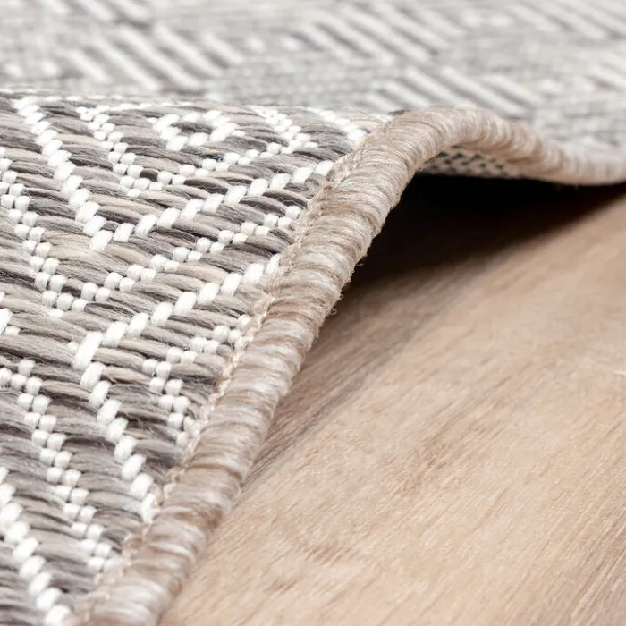 In- & Outdoor Teppich - Summer Tile Hellgrau