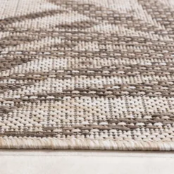 In- & Outdoor Teppich - Tiga Edge Taupe