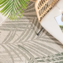 In- & Outdoor Teppich - Tiga Palm Grün