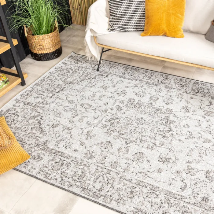 In- & Outdoor Teppich Vintage - Victoria Oriental Grau