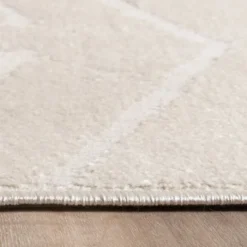 Japandi Teppich - Yori Geo Creme Weiß