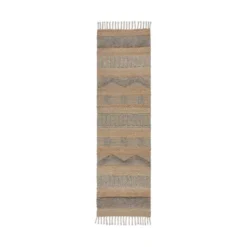 Jute Läufer - Jubio Medina Natur Grau - 60x230cm