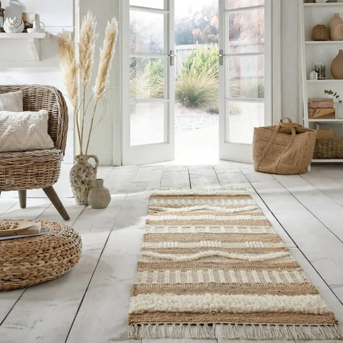 Jute Läufer - Jubio Medina Natur Creme - 60x230cm
