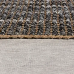 Jute Läufer - Motto Ombre Grau