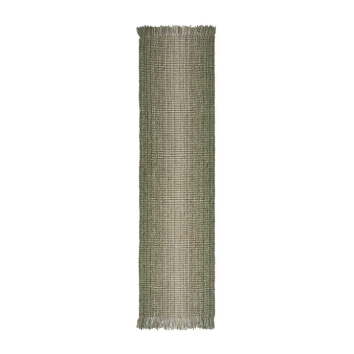 Jute Läufer - Motto Ombre Grün