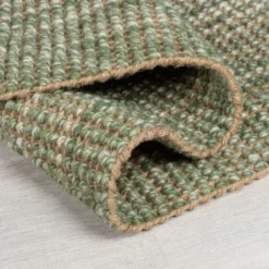 Jute Läufer - Motto Ombre Grün