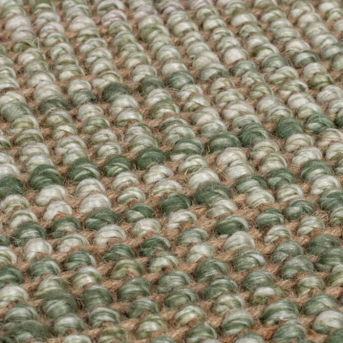 Jute Läufer - Motto Ombre Grün