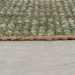 Jute Läufer - Motto Ombre Grün