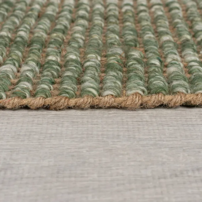 Jute Läufer - Motto Ombre Grün