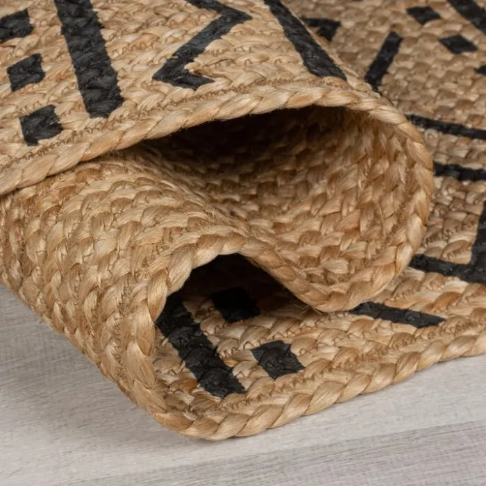 Jute Läufer - Lucio Geo Beige - 60x230cm
