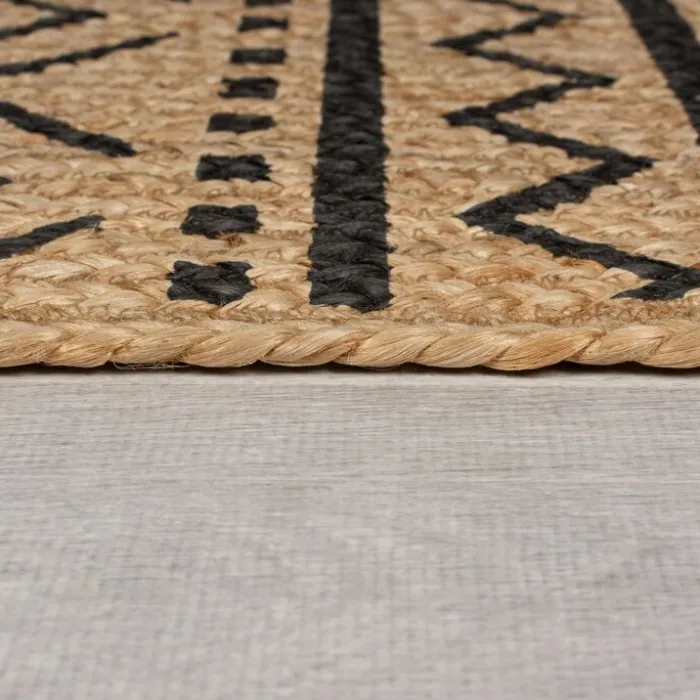 Jute Läufer - Lucio Geo Beige - 60x230cm