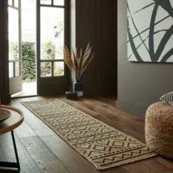 Jute Läufer - Lucio Geo Beige - 60x230cm