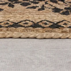 Jute Läufer - Marino Floral Beige - 60x230cm