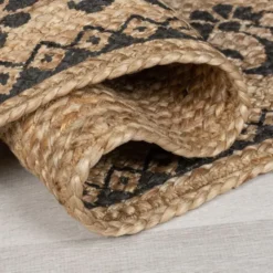 Jute Läufer - Marino Floral Beige - 60x230cm