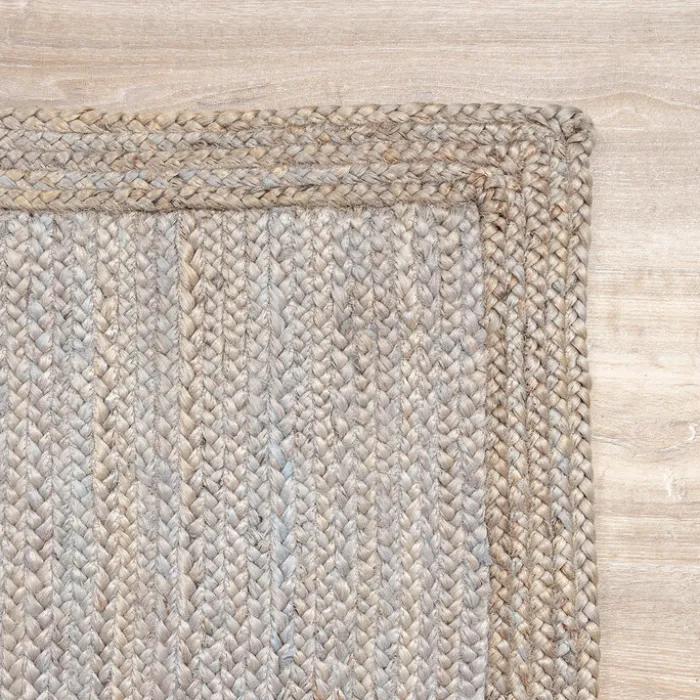 Jute Teppich - Fair Grau