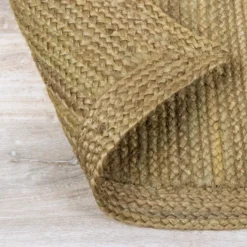 Jute Teppich - Fair Grün