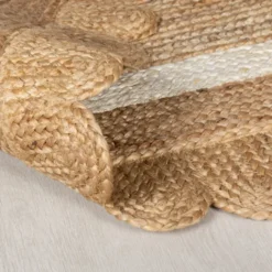 Jute Teppich - Grazo Natur Weiß