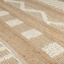 Jute Teppich -Jubio Medina Natur Creme