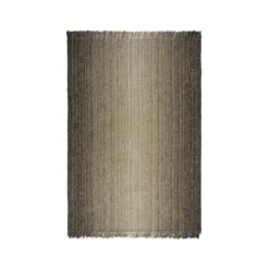 Jute Teppich- Motto Ombre Grau