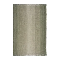 Jute Teppich- Motto Ombre Grün