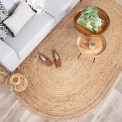 Jute Teppich Oval - Fair Natur