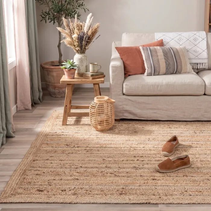 Jute Teppich Quadrat - Fair Natur