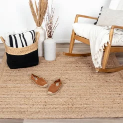 Jute Teppich Quadrat - Fair Natur