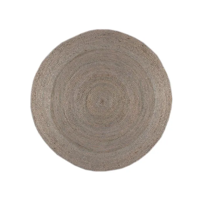 Jute Teppich Rund - Fair Grau