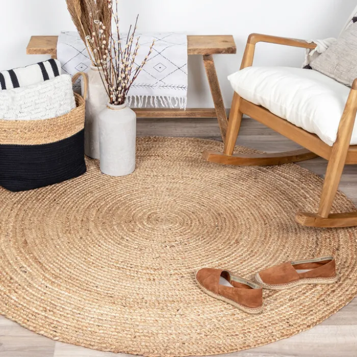 Jute Teppich Rund - Fair Natur