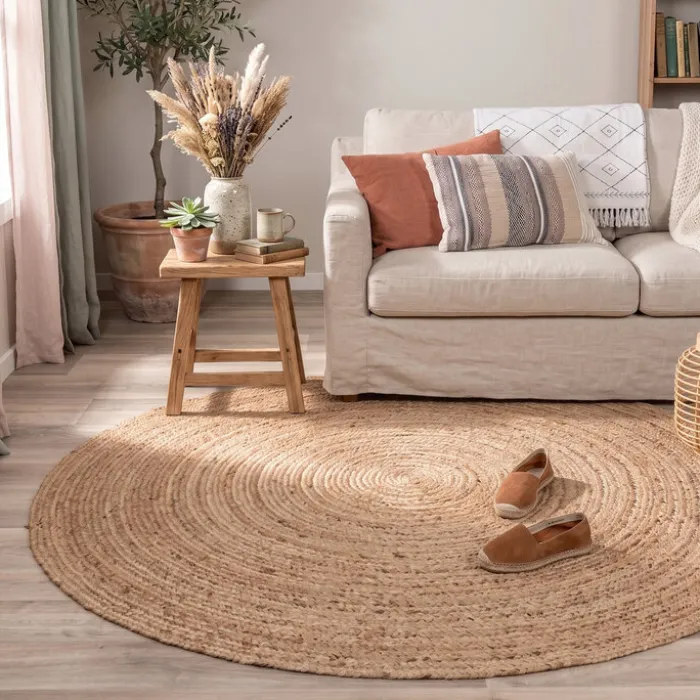 Jute Teppich Rund - Fair Natur