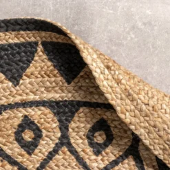 Jute Teppich Rund - Henna Ayda Natur