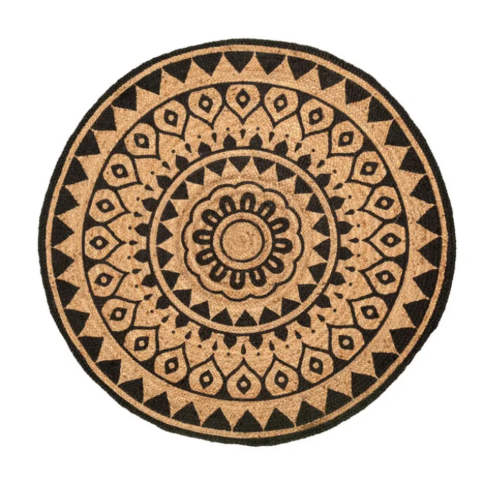 Jute Teppich Rund - Henna Ayda Natur