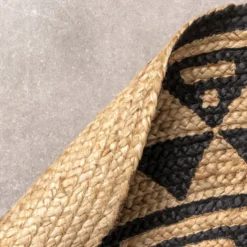 Jute Teppich Rund - Henna Maya Natur