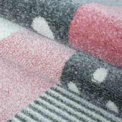 Kinder Teppich - Ava Bunt Rosa