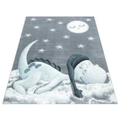 Kinderteppich Dino - Bambi Blau