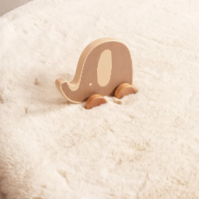 Kinderteppich - Huggy Elefant Creme - 80x100cm