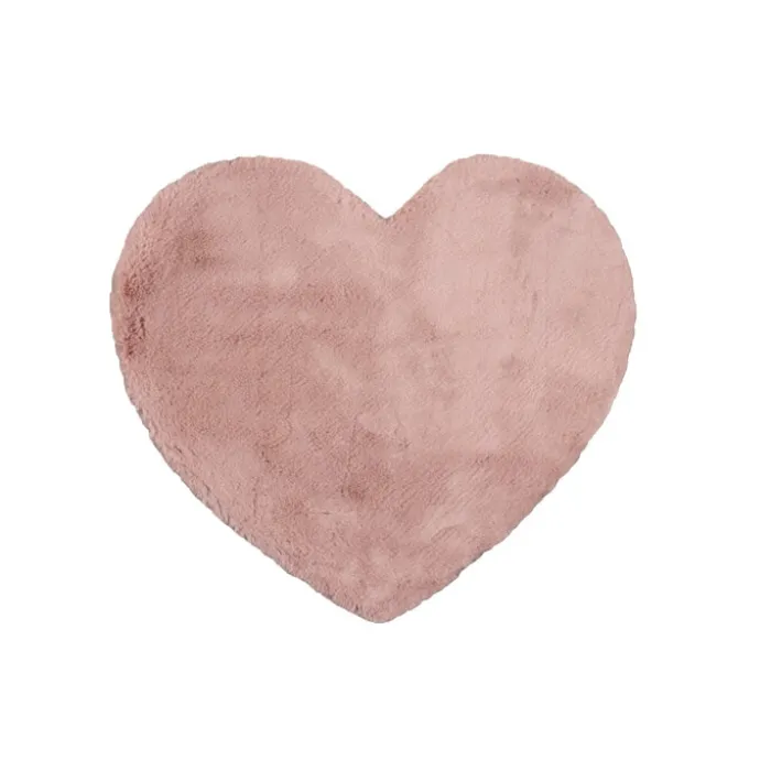 Kinderteppich - Huggy Herz Rosa - 70x80cm